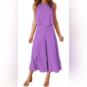 Elegant Purple Women's 2 piece set